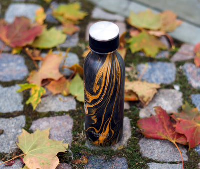 Insulated Flask Black Marble