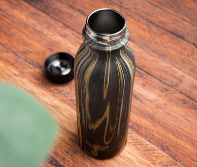 Insulated Flask Black Marble