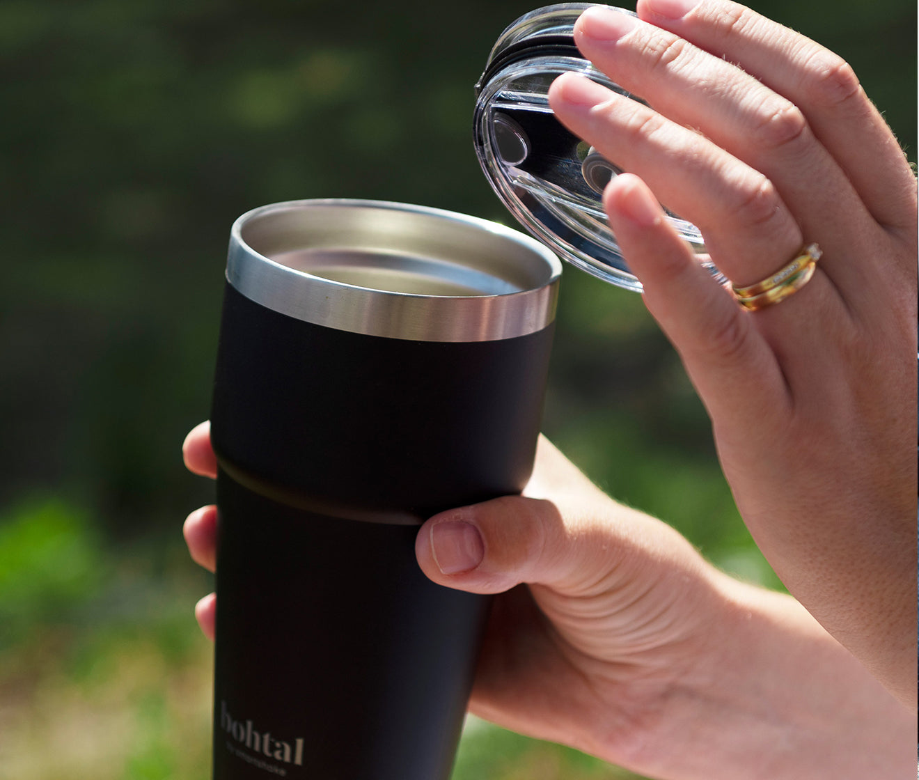 Bohtal Insulated Travel Mug, Svart