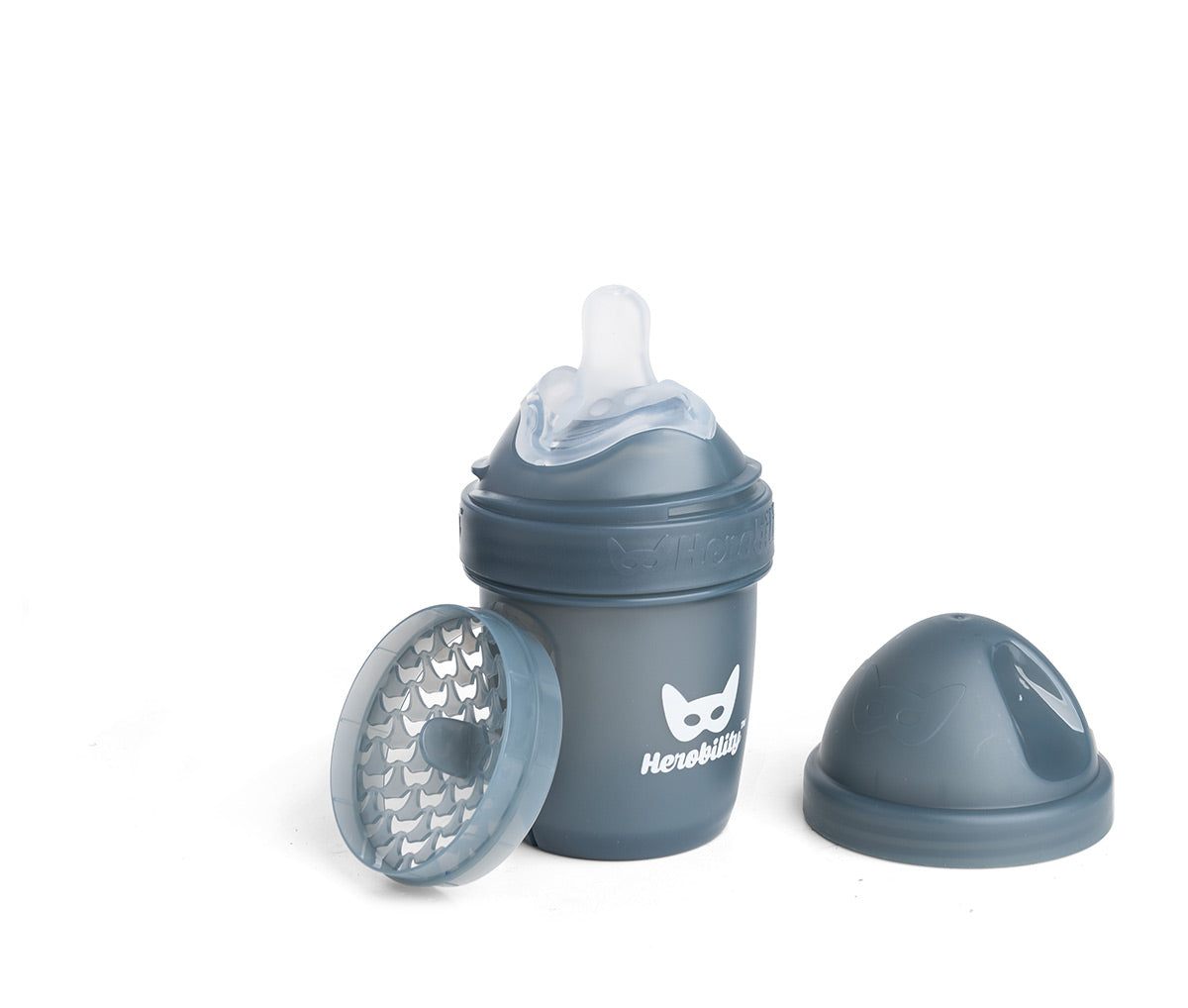 Dubbel Anti-kolik Nappflaska LT 140 ml Iron Blue