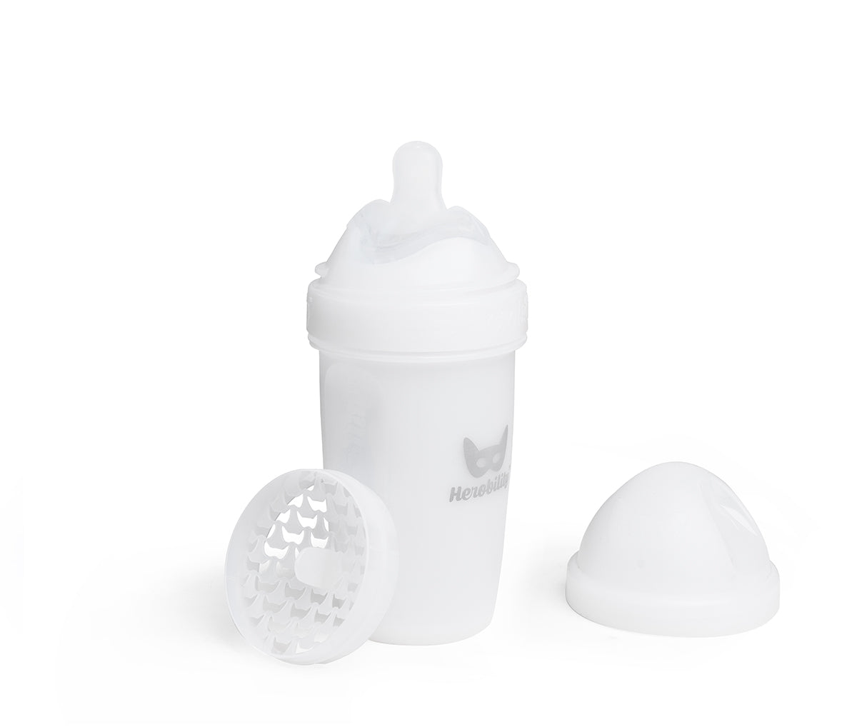 Dubbel Anti-kolik Nappflaska LT 240 ml Vit