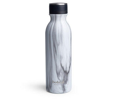 Insulated Flask White Marble