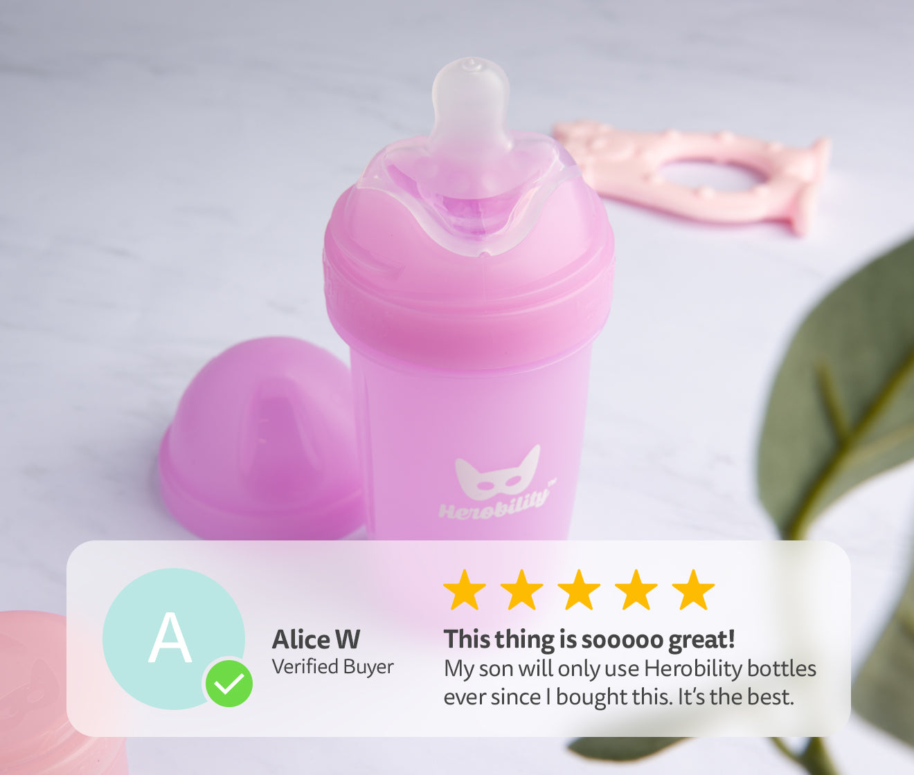 3-pack Nappflaskor 240 ml – Lila