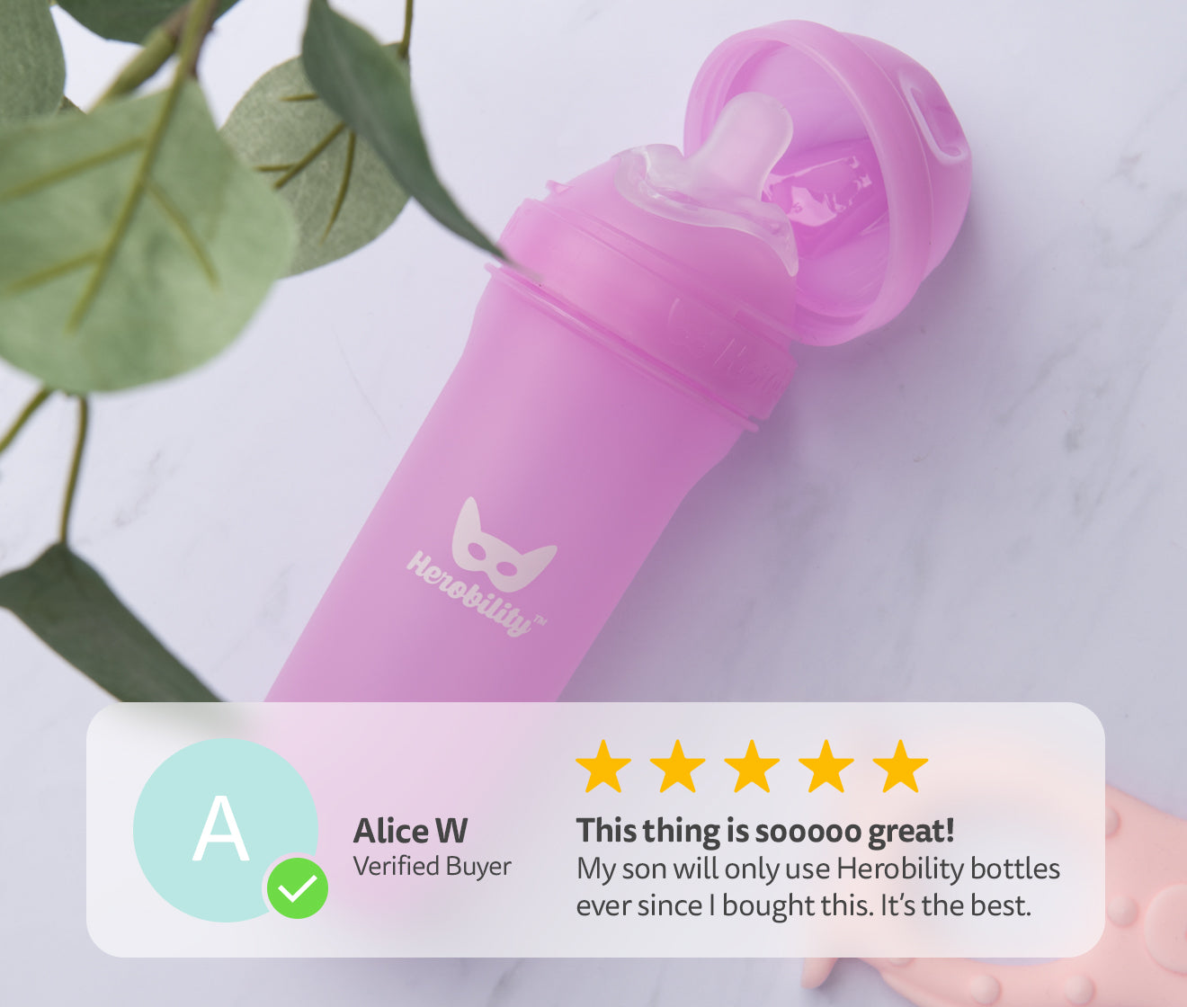 3-pack Nappflaskor 340 ml – Lila